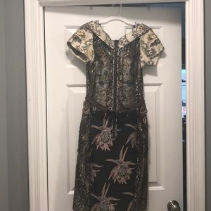 Fitted Anthropologie cocktail dress